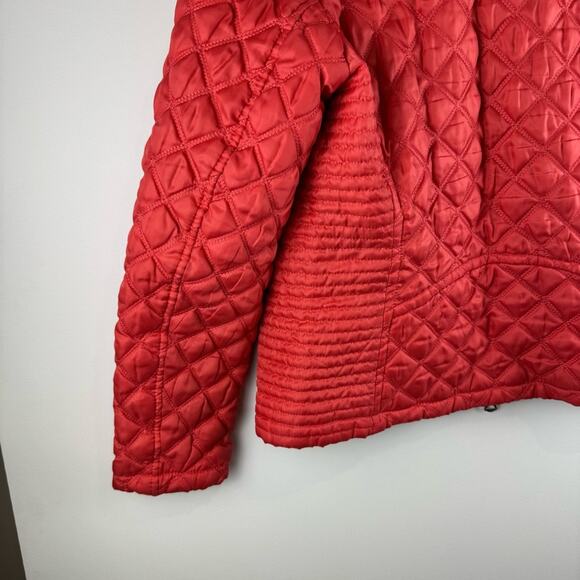 Marc New York Andrew Marc Quilted Coral Women’s Jacket ~ S - Picture 9 of 14